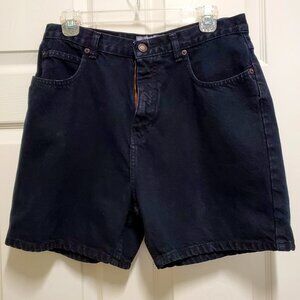 Black Jean Shorts